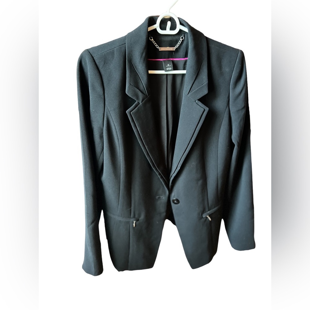 WHBM - Black Tuxedo Jacket - Size 10